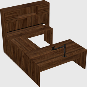 U-shaped desk