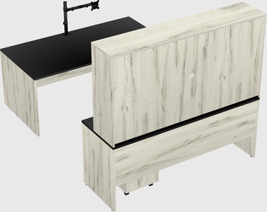 U-shaped desk