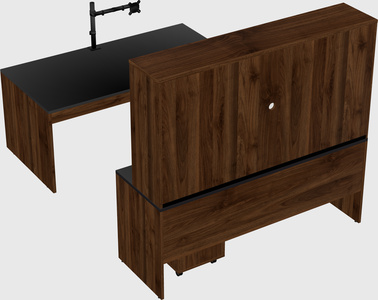 U-shaped desk