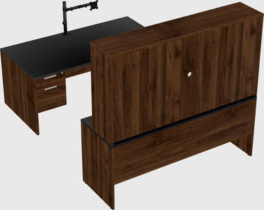 U-shaped desk