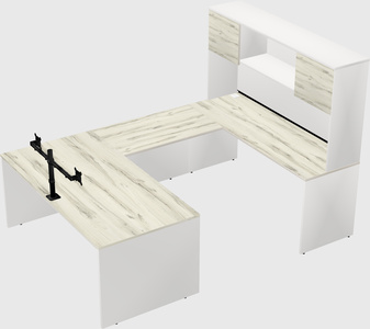 U-shaped desk