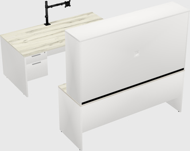 U-shaped desk