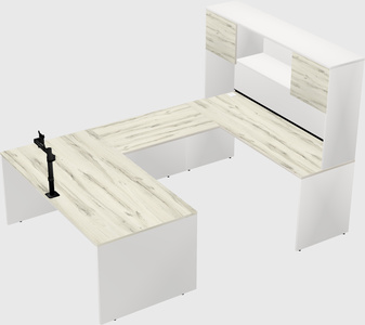 U-shaped desk