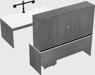 U-shaped desk