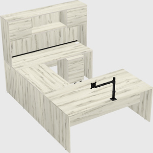 U-shaped desk