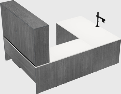 U-shaped desk