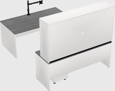 U-shaped desk