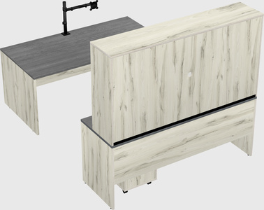 U-shaped desk