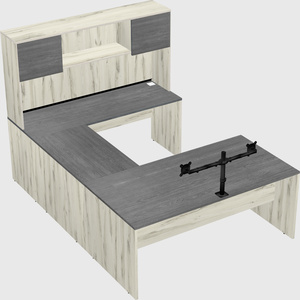 U-shaped desk