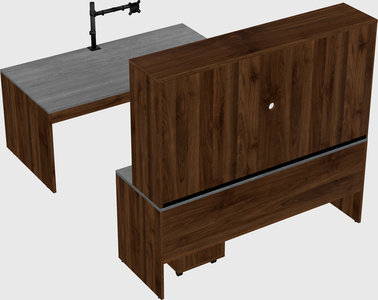 U-shaped desk