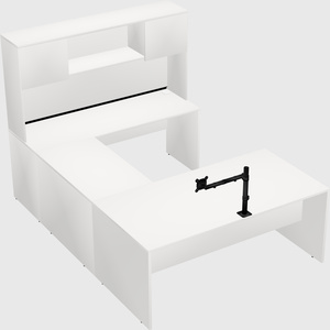 U-shaped desk