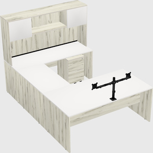 U-shaped desk