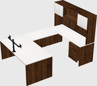 U-shaped desk