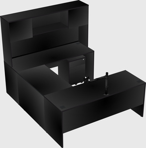 U-shaped desk