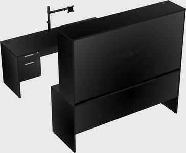 U-shaped desk
