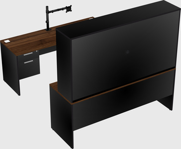U-shaped desk