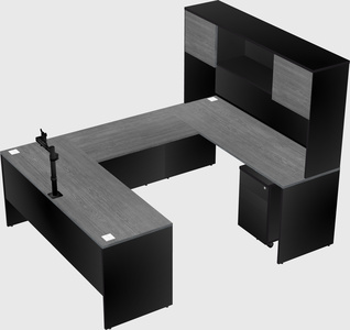 U-shaped desk