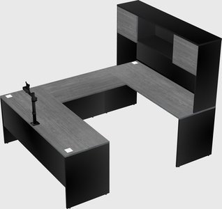 U-shaped desk