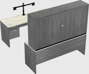 U-shaped desk