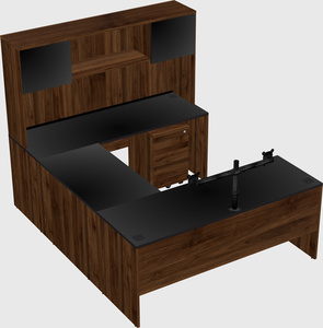 U-shaped desk