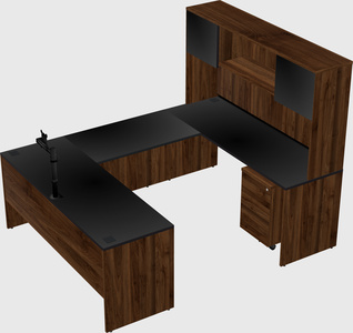 U-shaped desk