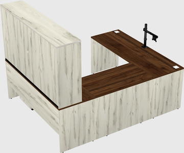 U-shaped desk