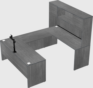 U-shaped desk