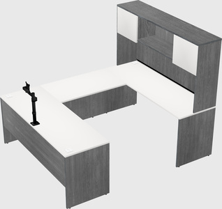 U-shaped desk