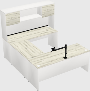 U-shaped desk