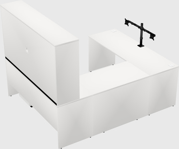 U-shaped desk