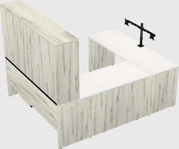 U-shaped desk