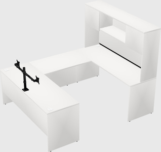 U-shaped desk