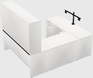 U-shaped desk