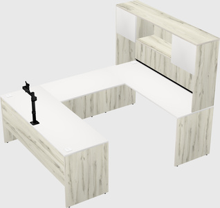 U-shaped desk
