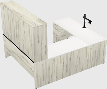 U-shaped desk