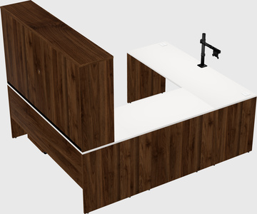 U-shaped desk