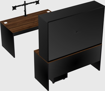 U-shaped desk