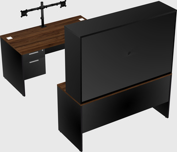 U-shaped desk