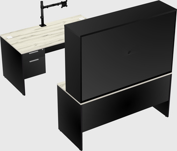 U-shaped desk