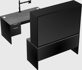 U-shaped desk