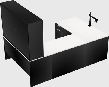 U-shaped desk