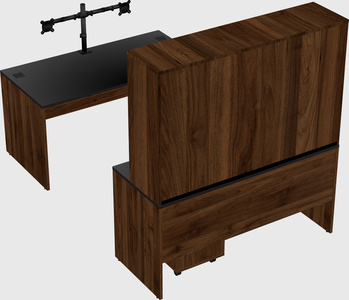 U-shaped desk