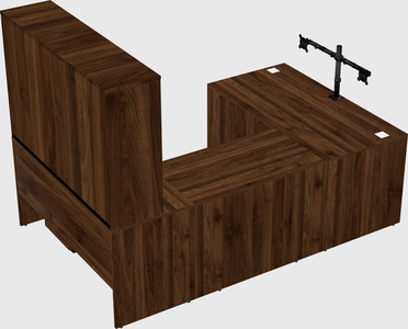 U-shaped desk