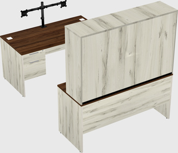 U-shaped desk