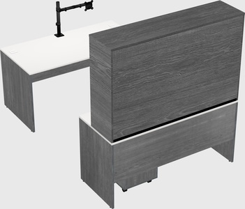 U-shaped desk