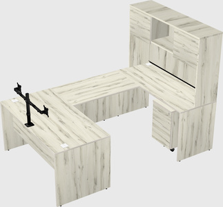U-shaped desk