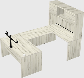 U-shaped desk