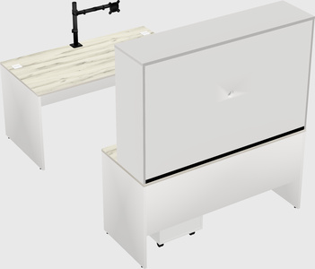 U-shaped desk