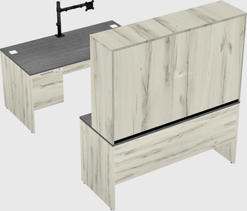 U-shaped desk