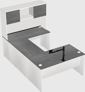 U-shaped desk